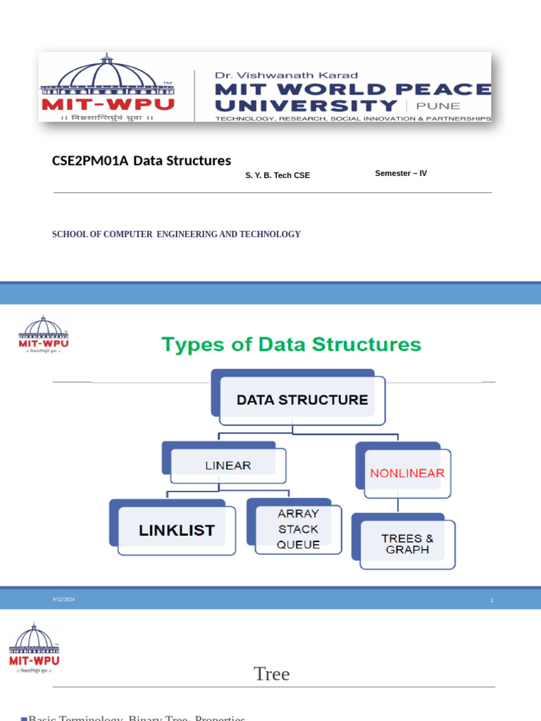 Data Structures: Binary Trees Overview | PDF | Computer Programming ...