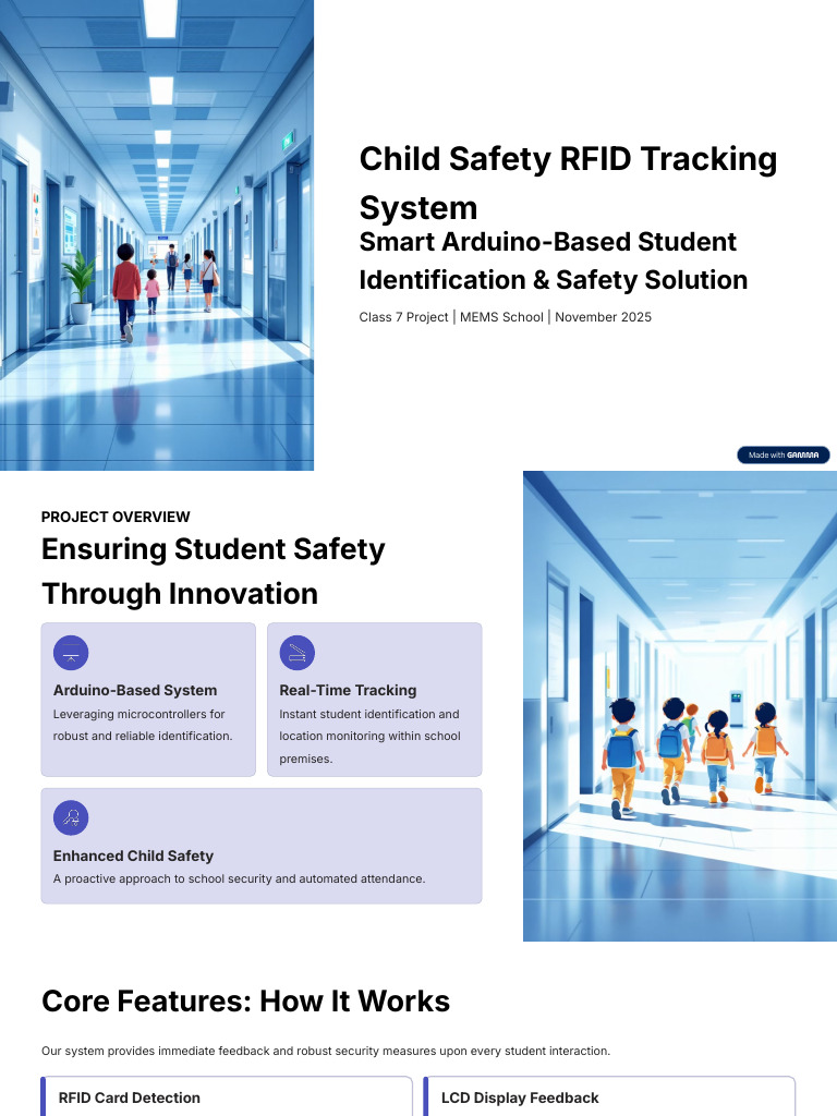 RFID Student Safety Tracking System | PDF | Radio Frequency ...