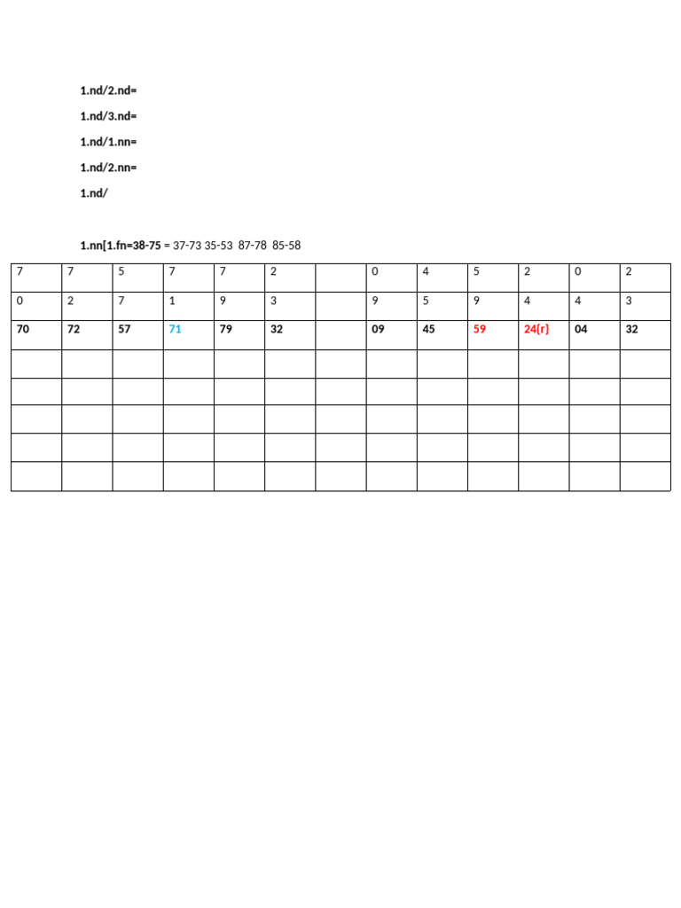 Data Analysis of Numerical Patterns | PDF