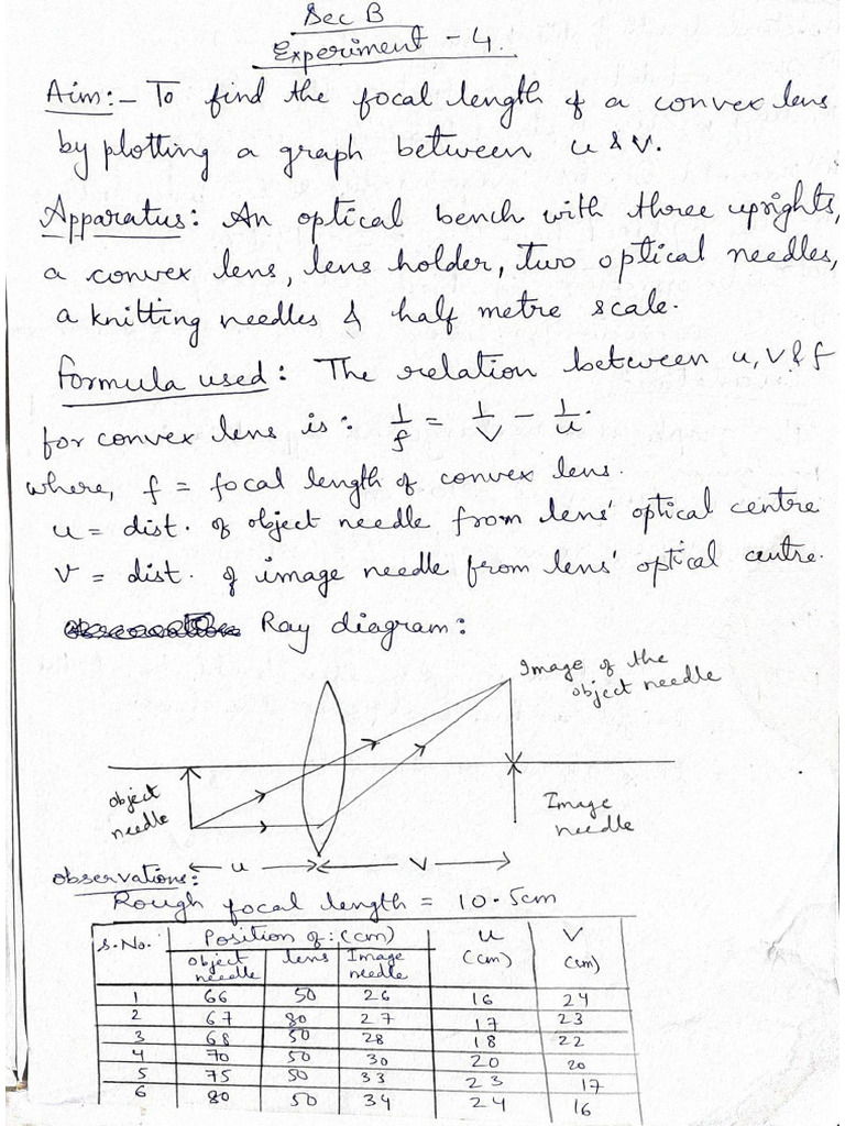 Section b Experiment 4 | PDF