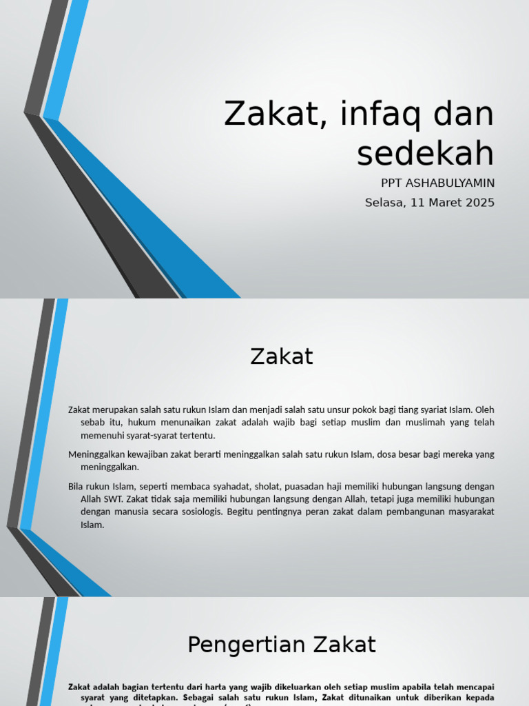 Panduan Lengkap Zakat, Infaq, dan Sedekah | PDF