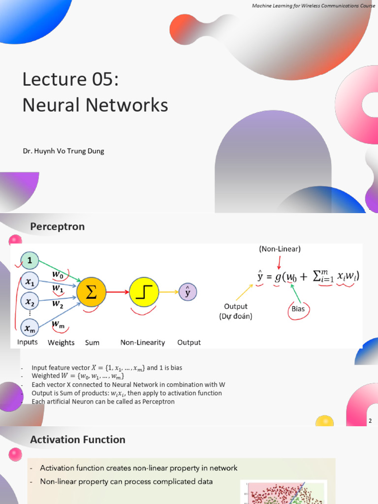 EE511 - Lec05 - Deep Learning | PDF | Applied Mathematics | Machine ...