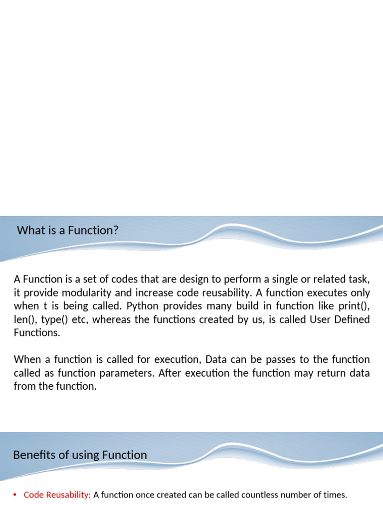 Understanding Functions in Python | PDF | Parameter (Computer ...