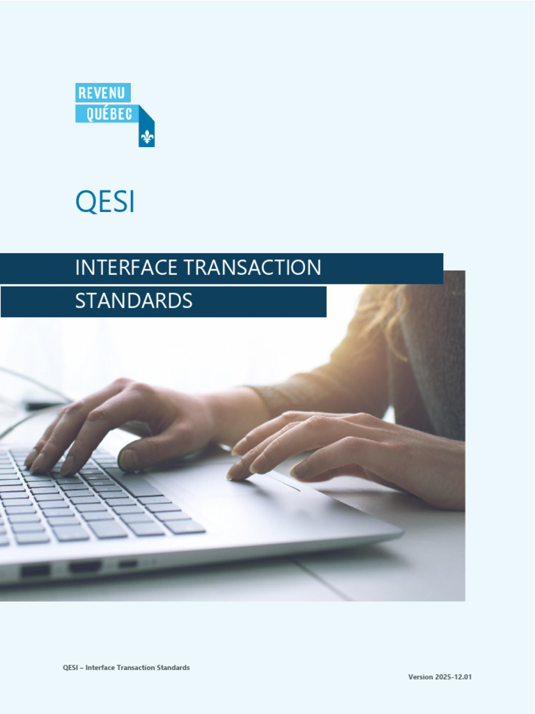 QESI Interface Transaction Standards 2025 | PDF