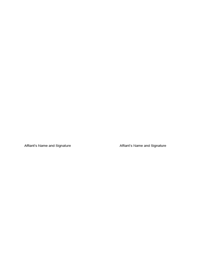 Parental Affidavit for Marriage Consent | PDF