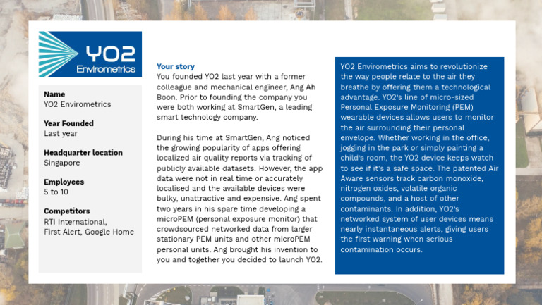 YO2 Envirometrics: Smart Air Monitoring | PDF