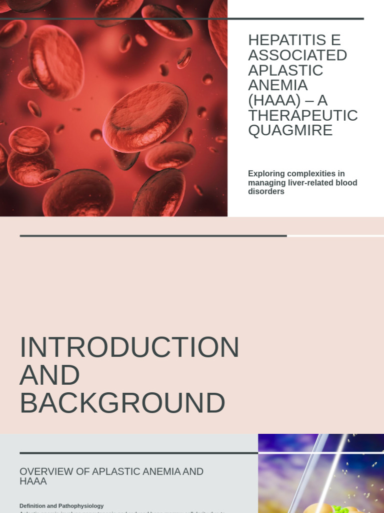 HAAA Case Report Presentation | PDF | Hematopoietic Stem Cell ...
