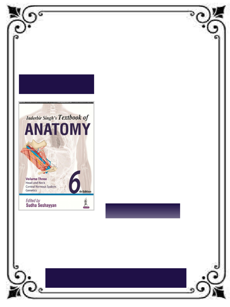 Inderbir Singh's Textbook of Anatomy Volume 3 Head and Neck Central ...