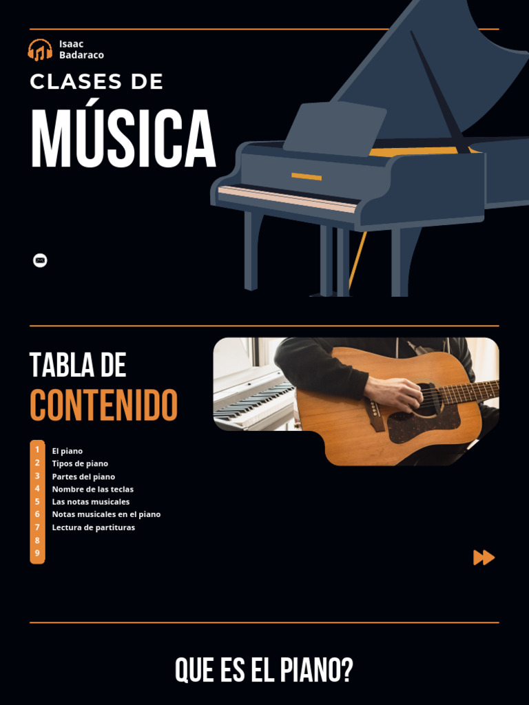 Clases de Piano | PDF | Piano | Instrumentos de cuerda