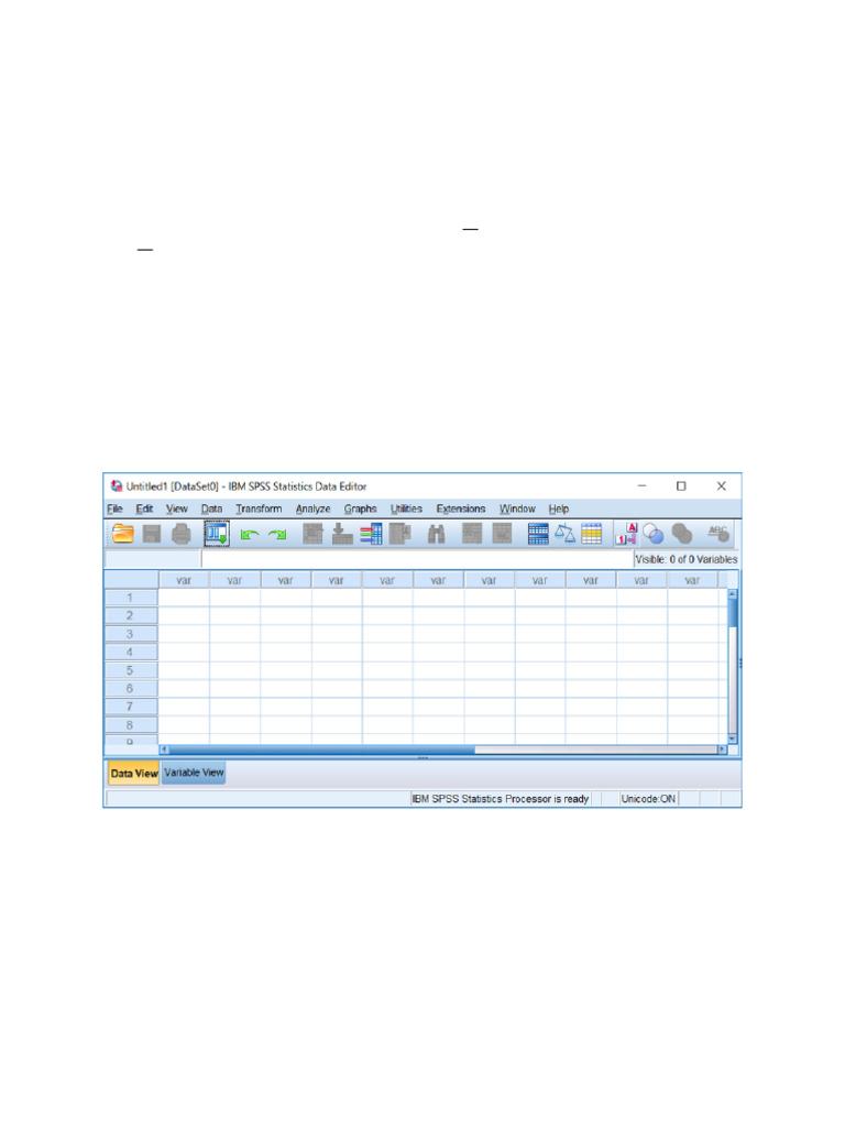 Understanding SPSS Windows and Functions | PDF | Spss | Spreadsheet