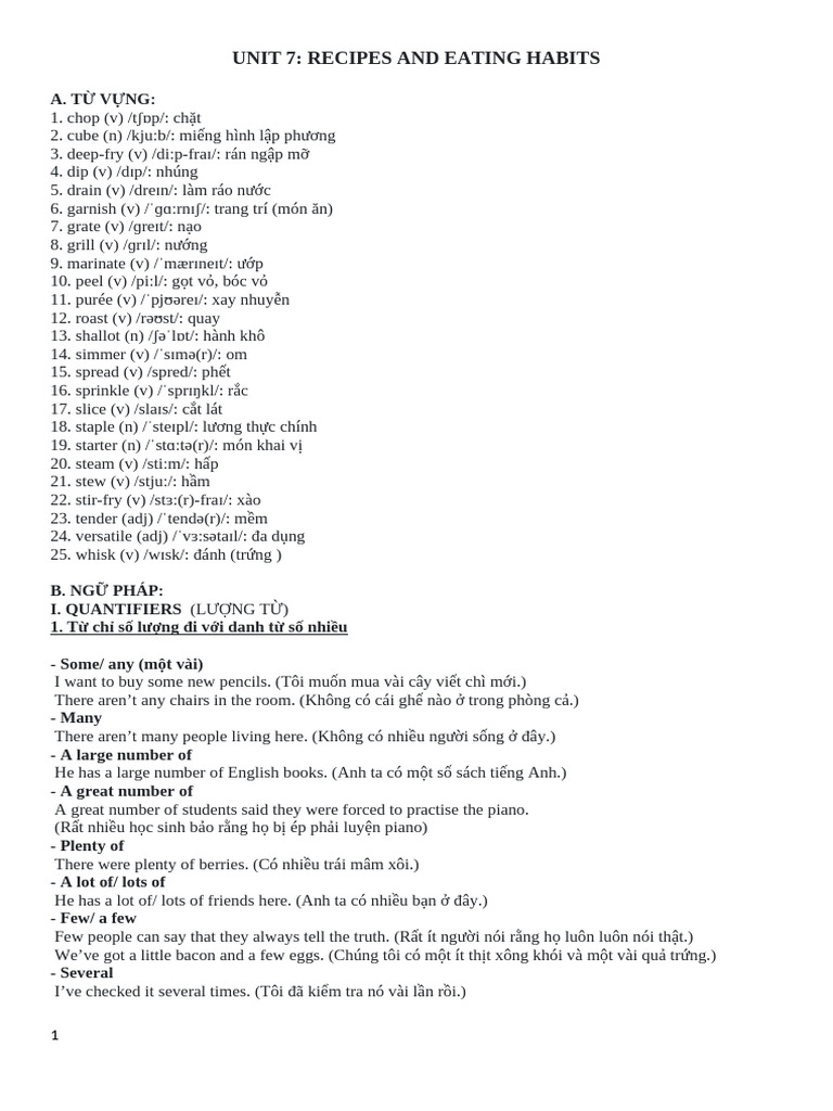 Unit 7 | PDF