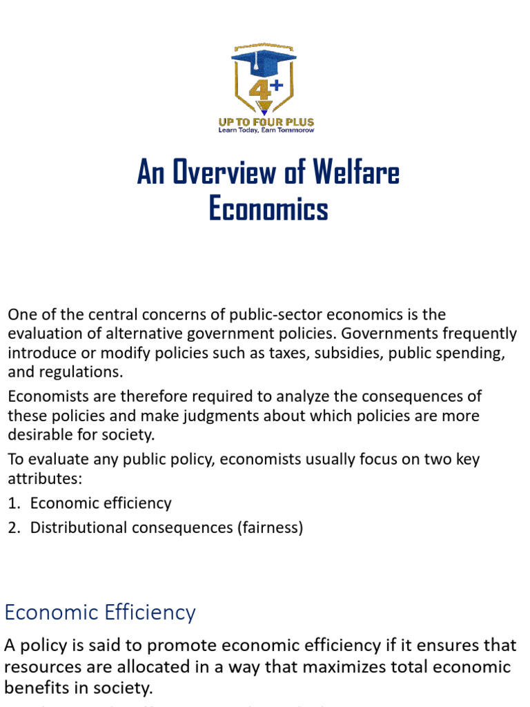 An Overview of Welfare Economics | PDF | Economics | General ...