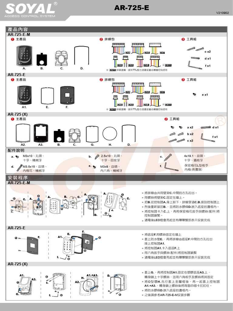 725E V2 TW | PDF