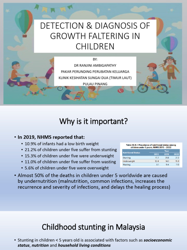 DETECTION & DIAGNOSIS OF GROWTH FALTERING IN CHILDREN 27.5.25 | PDF ...