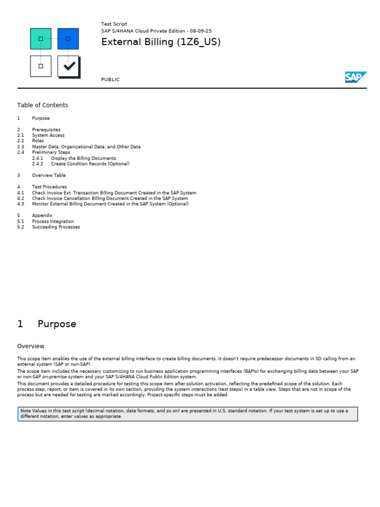 1z6 s4hana2025-Fps0 Bpd en Us | PDF | Invoice | Computing