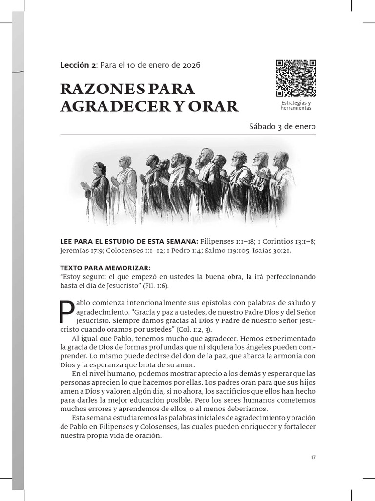 Agradecimiento y Oración en Filipenses | PDF | Epístola a los ...