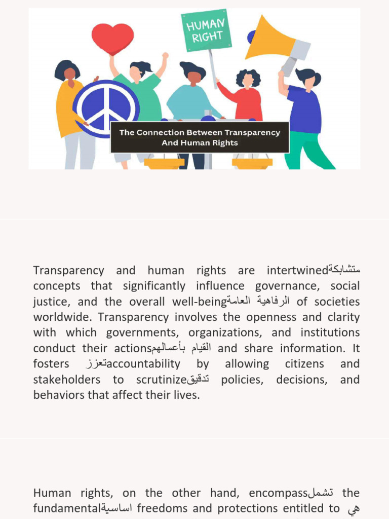 Transparency's Role in Human Rights | PDF | Human Rights | Governance