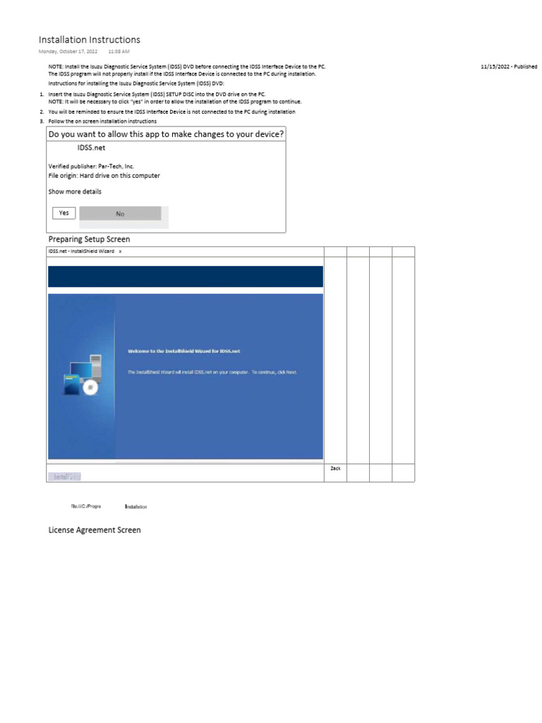 IDSS Installation Instructions | PDF | Personal Computers ...