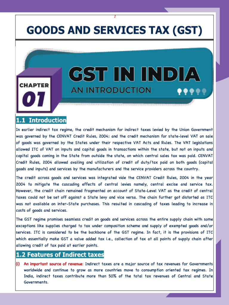 GST Path Chapter 1 | PDF