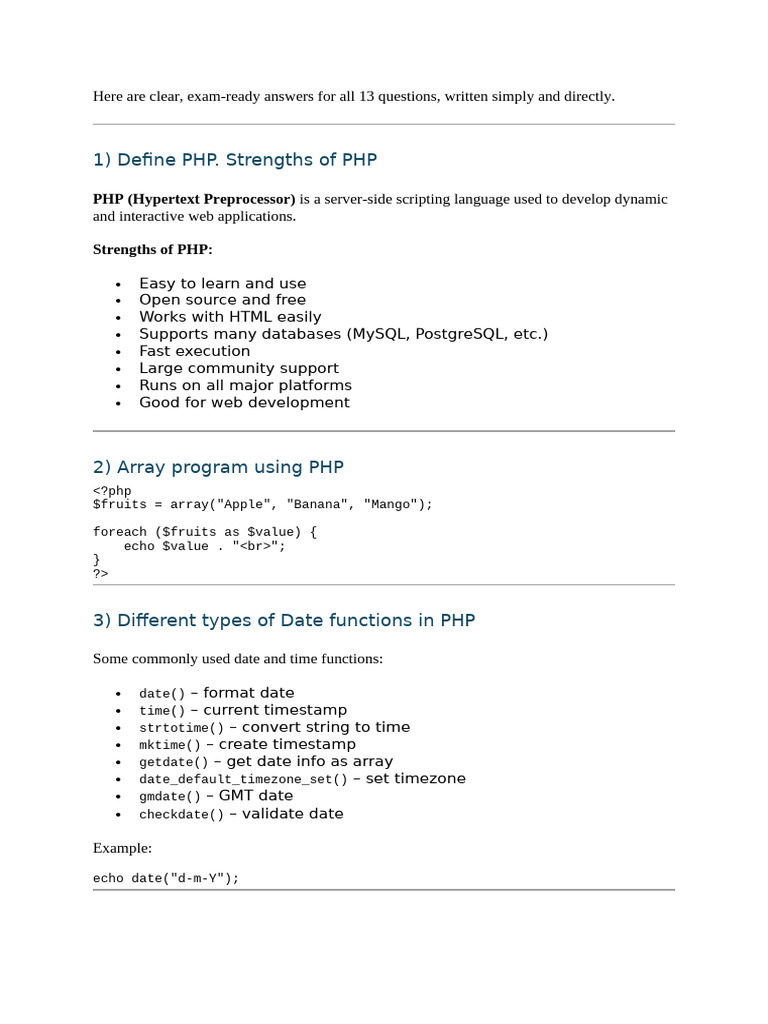 Document (1)m | PDF | Php | Computer Programming