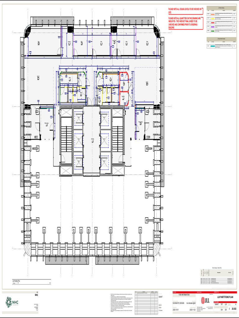 L20 Partition Plan and Schedule Document | PDF | Wall | Real Estate