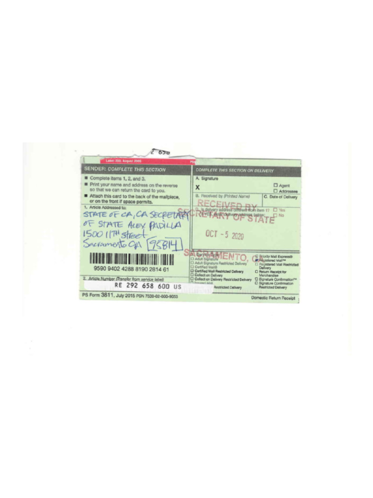 Signature Confirmation and Legal Notice | PDF | Uniform Commercial Code ...