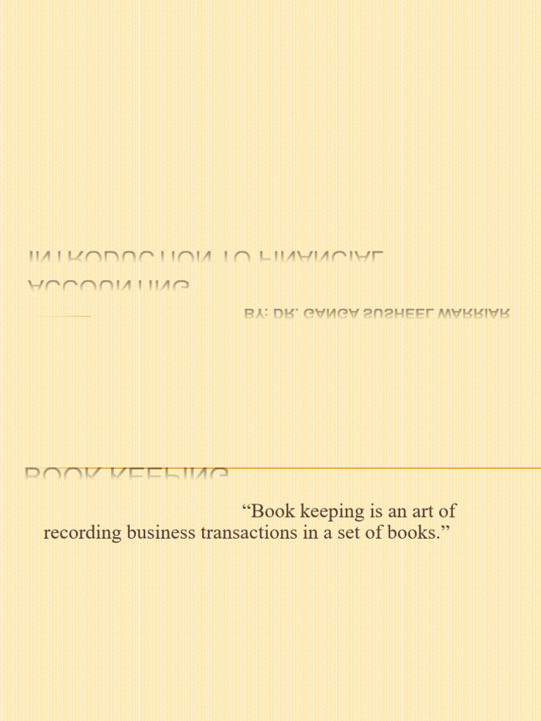 FA unit I Part I 2023 | PDF | Debits And Credits | Financial Accounting