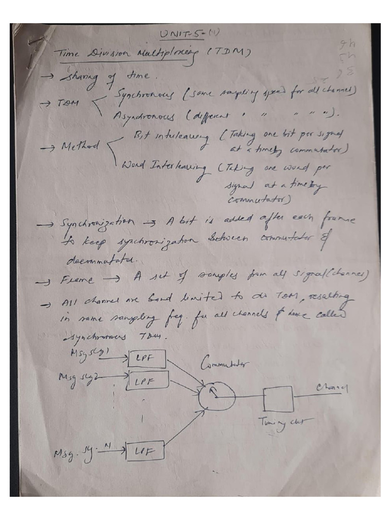 Unit 5 Class Notes | PDF