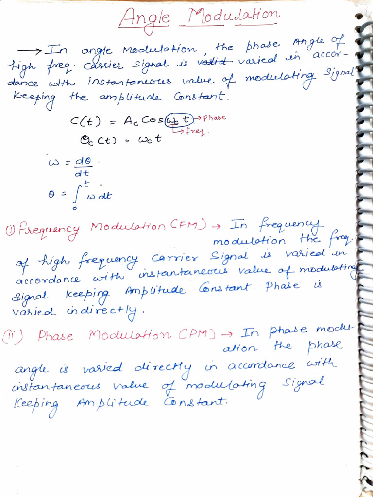Frequency Modulation Techniques Explained | PDF | Oscillation ...