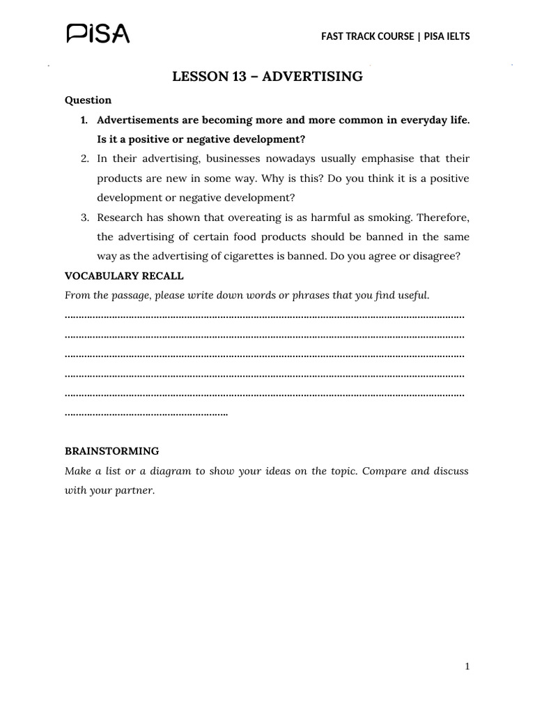 L13 - Advertising | PDF | Brand | Information
