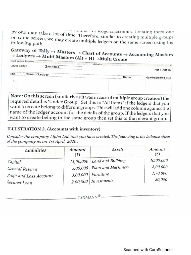 Tally Questions | PDF