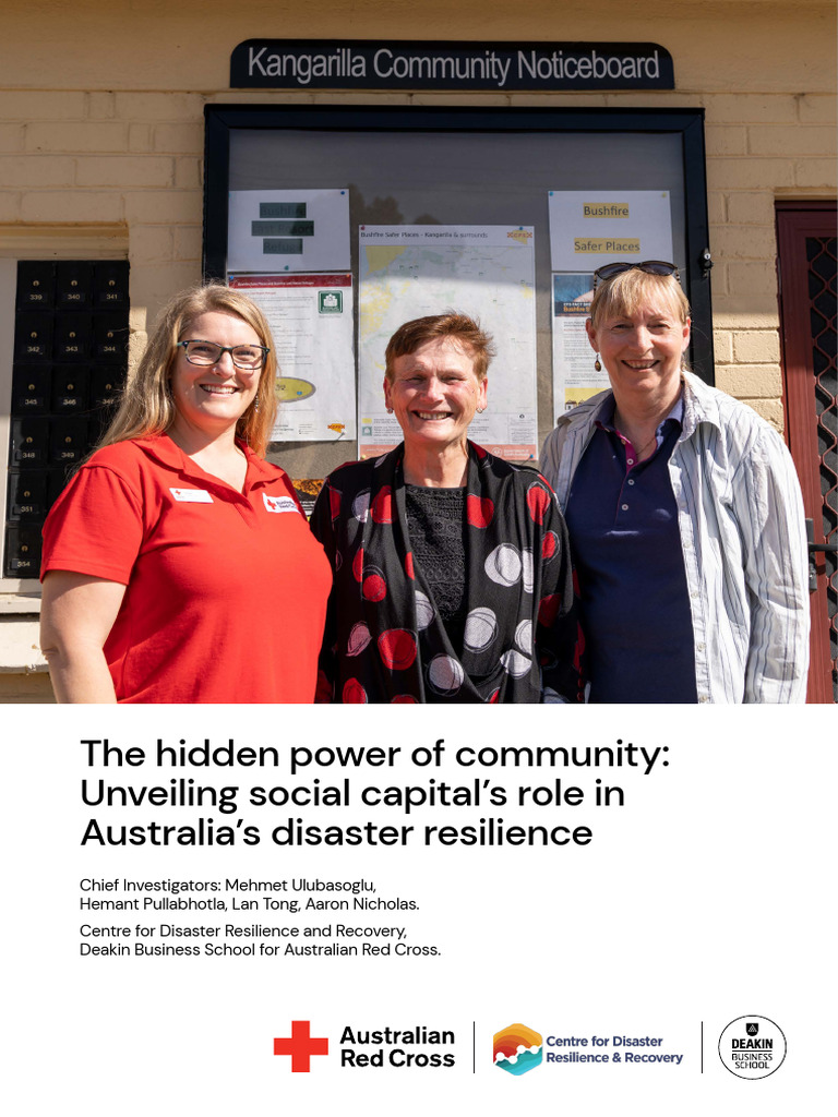 Social Capital's Impact on Disaster Resilience | PDF | Psychological ...