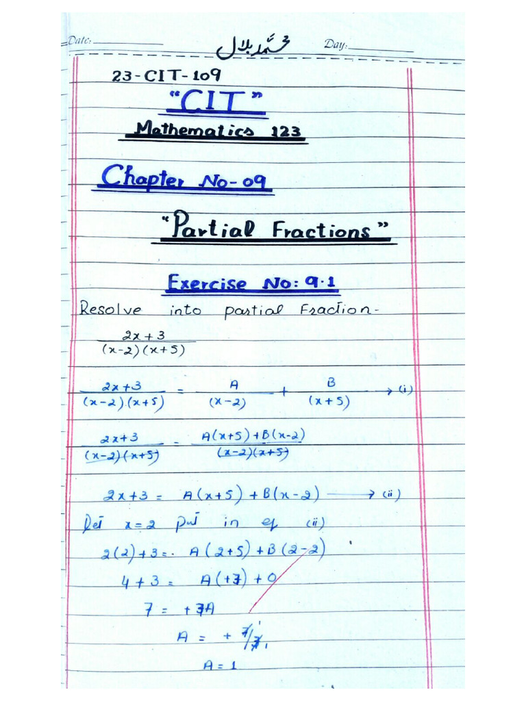 Chapter No. 9 Math 123 | PDF