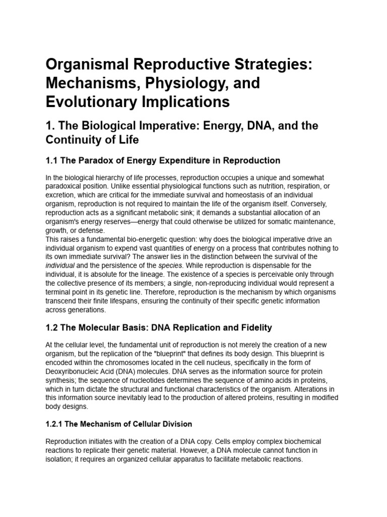 Reproductive Strategies in Organisms | PDF | Flowers | Seed