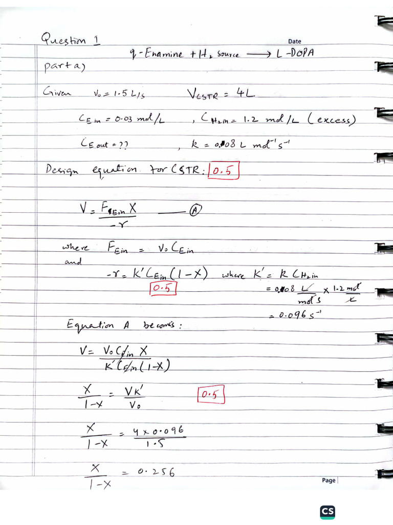 Quiz 4 Solution and Marking Scheme | PDF