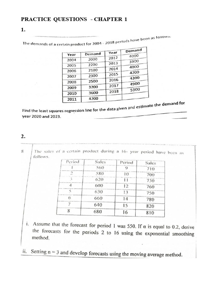 Practice Questions - CH - 1 | PDF