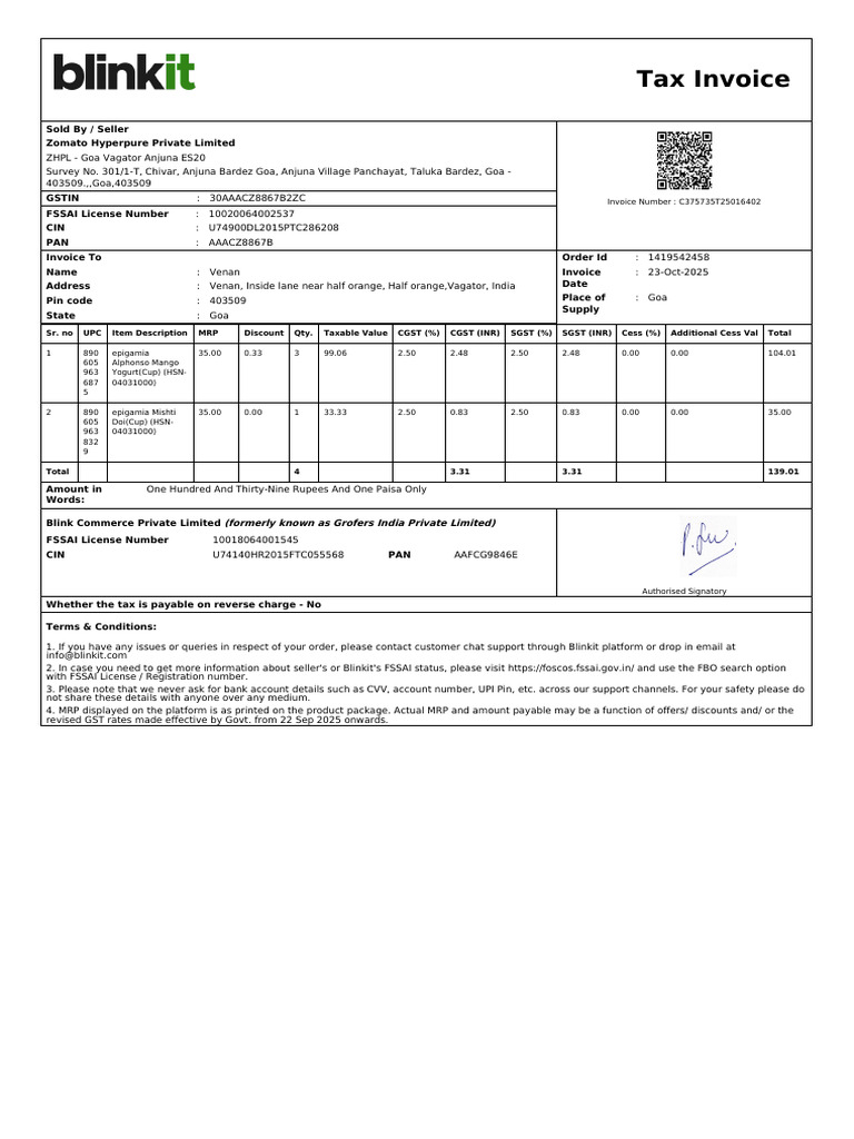ForwardInvoice_ORD63394894427 | PDF | Invoice | Government Finances