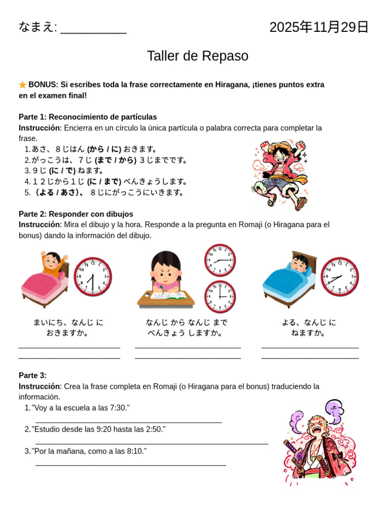 Taller de Repaso - Módulo 3 | PDF
