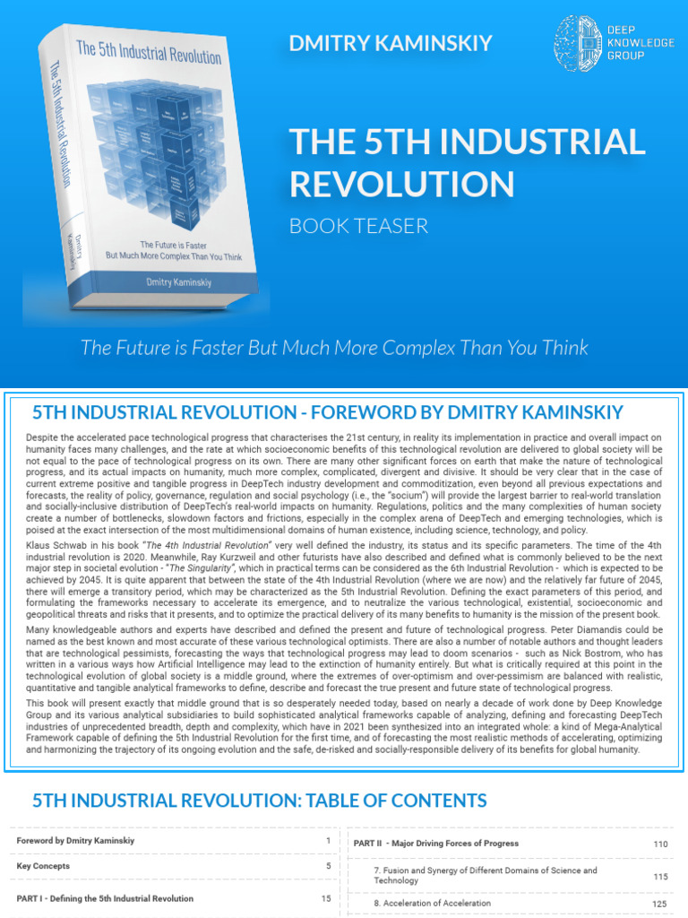 5th Industrial Revolution Book Teaser | PDF | Artificial Intelligence ...