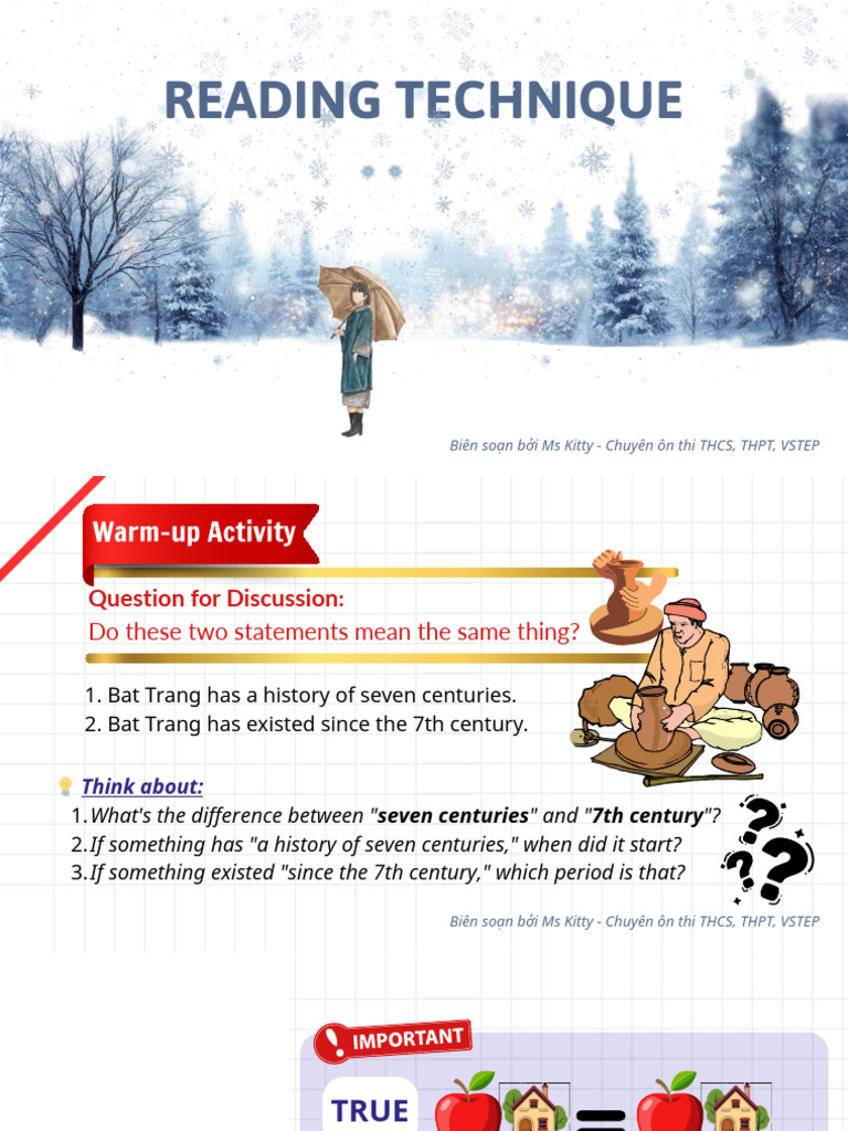 Reading Technique | PDF