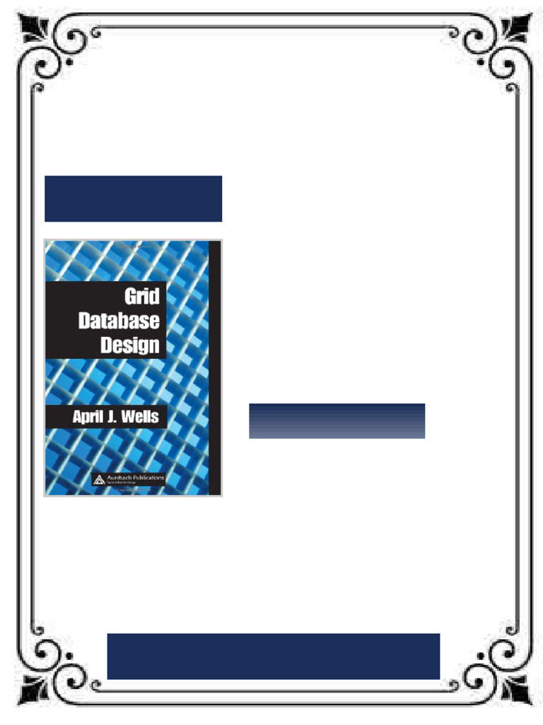 Grid Database Design 1st Edition April J. Wells ebook digital ...