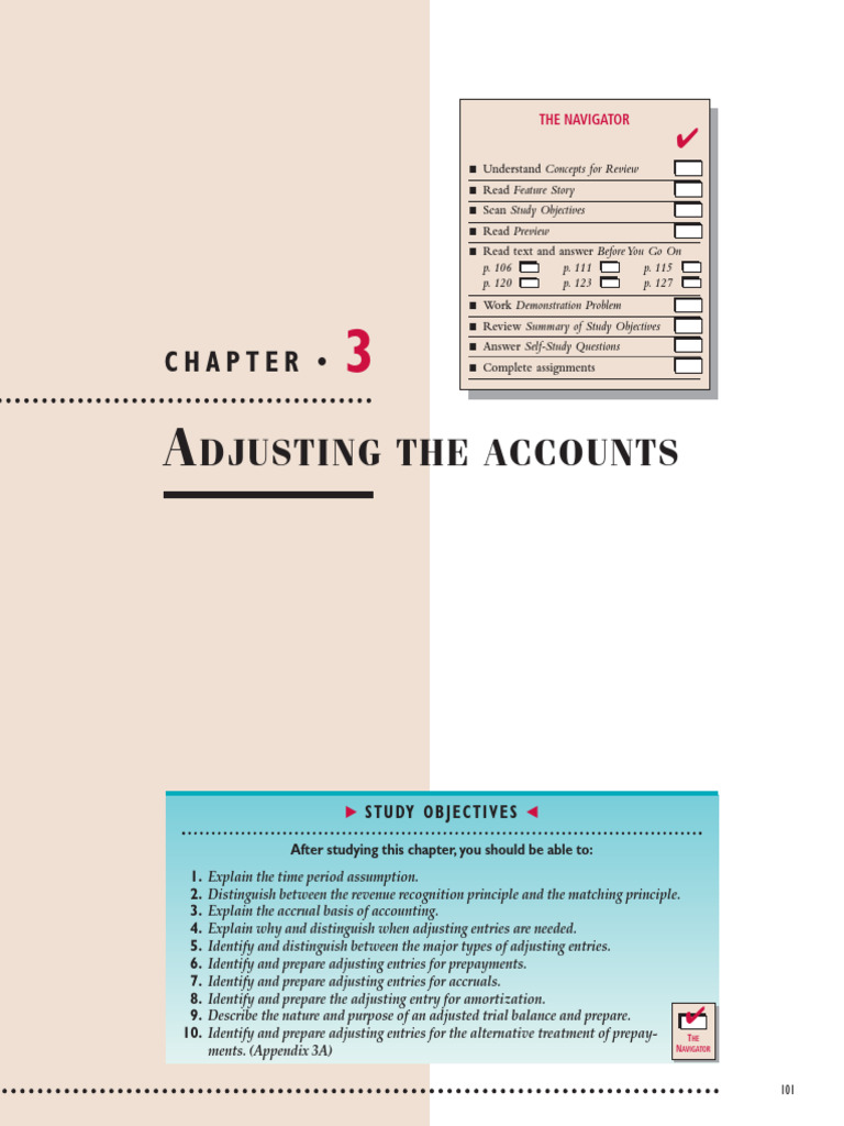 Adjusting Accounts in Accounting Principles | PDF | Deferral | Debits ...
