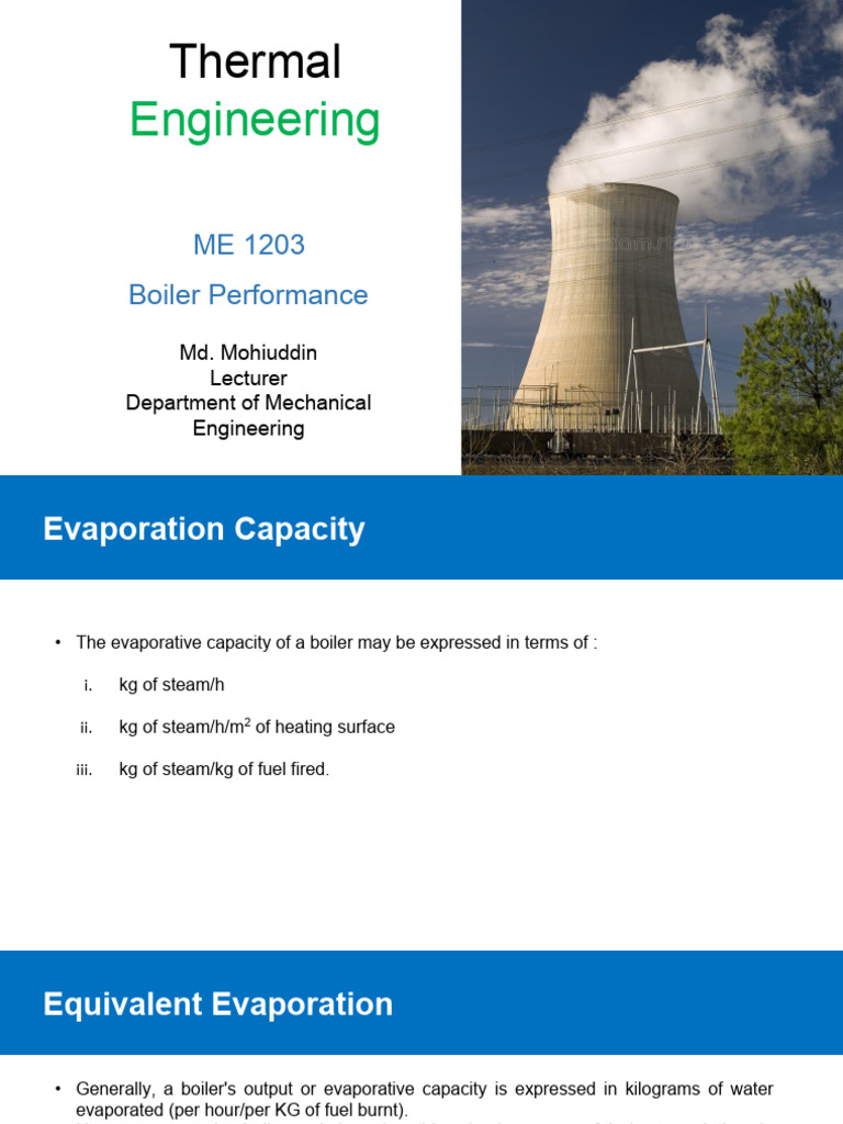 Boiler Performance and Efficiency Analysis | PDF | Boiler | Combustion