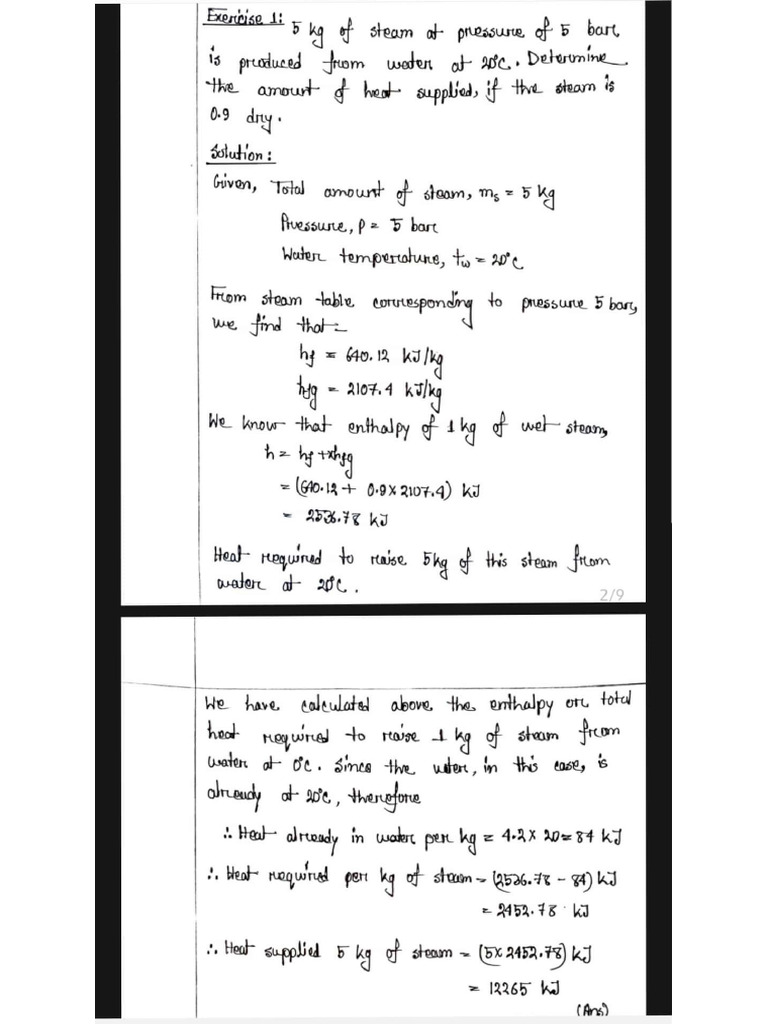 Steam Boiler Math | PDF