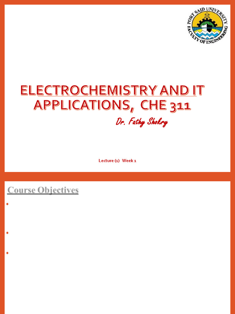 1 | PDF | Redox | Electrochemistry