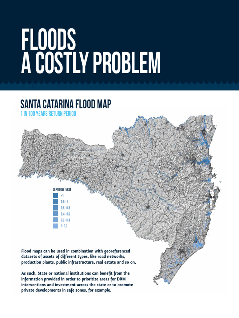 Santa Catarina Flood Risk Assessment | PDF | Flood | Natural Disasters