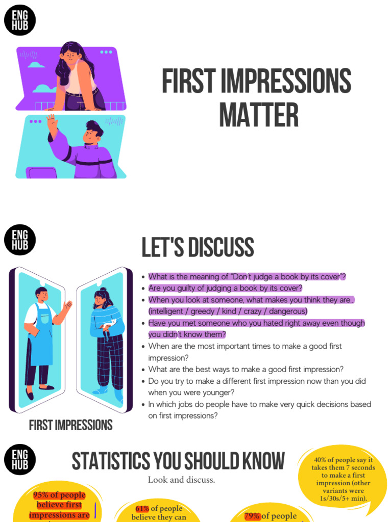 Mastering First Impressions: Tips & Insights | PDF | Psychological Concepts