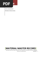 SAP Material Master Configuration Guide | PDF | Computing | Software