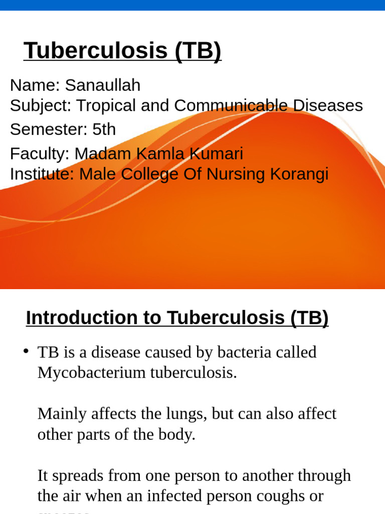 Understanding Tuberculosis (TB) Basics | PDF