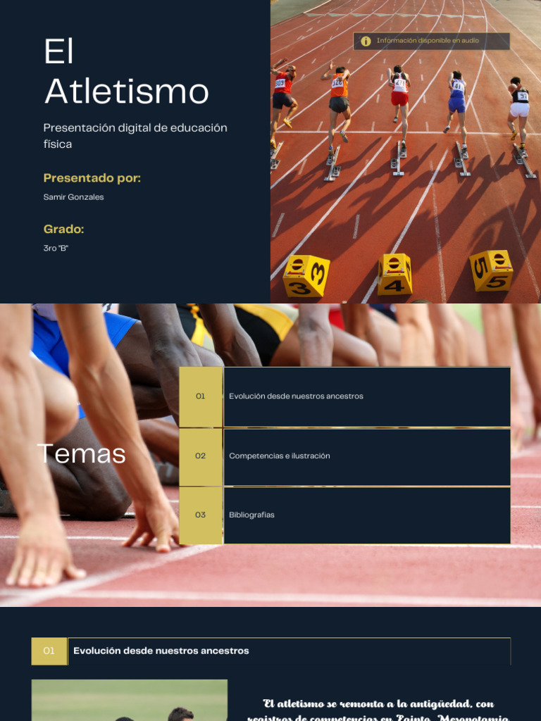 Historia y Competencias del Atletismo | PDF | Deporte del atletismo | Deportes olímpicos